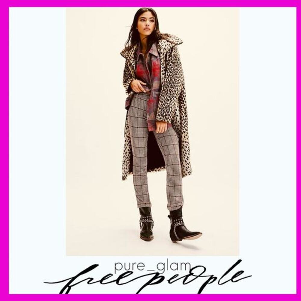 Free People plaid pants